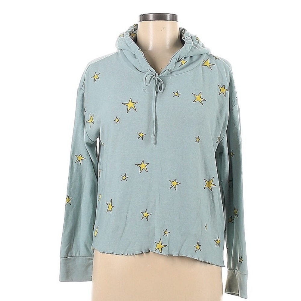 Chaser Blue Hoodie with Yellow Stars